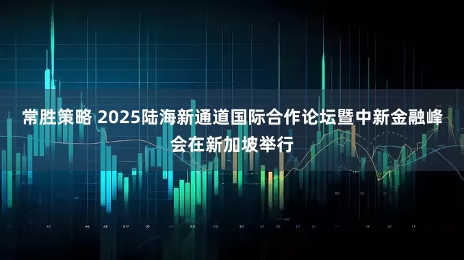 常胜策略 2025陆海新通道国际合作论坛暨中新金融峰会在新加坡举行